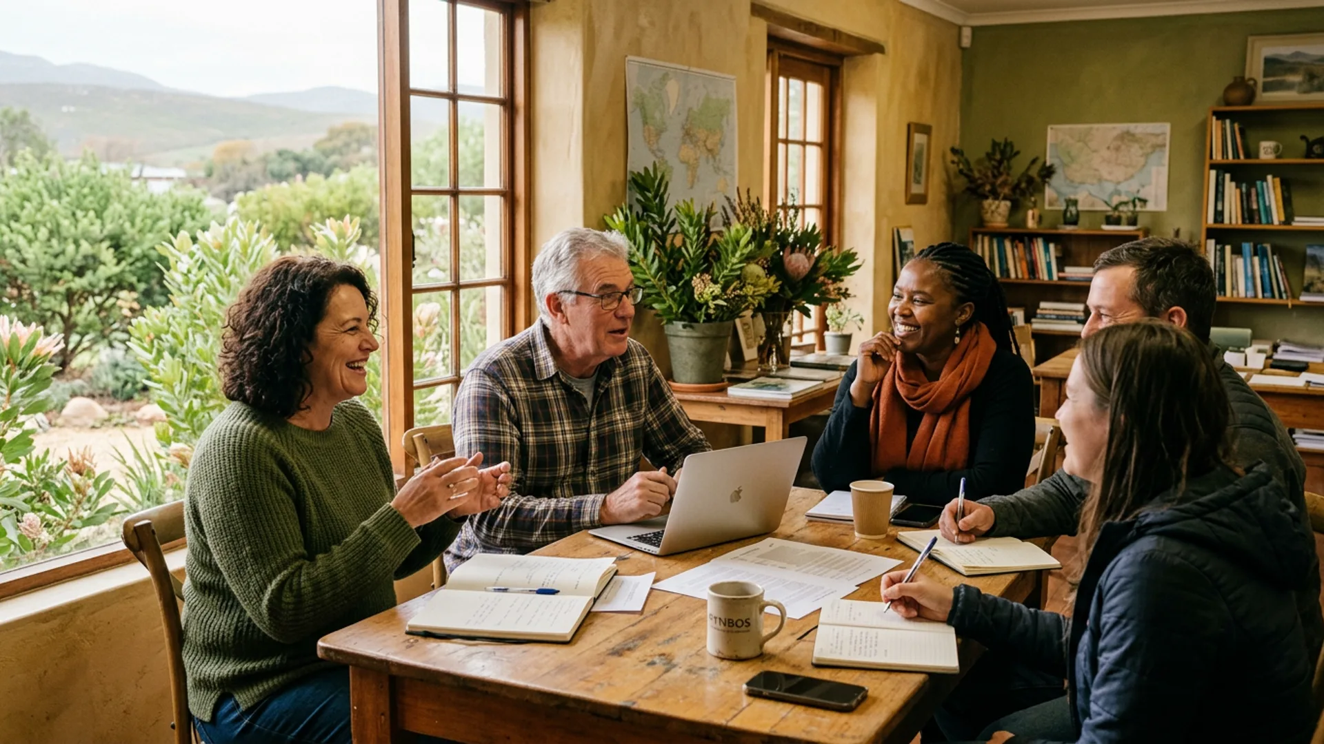 Operators meeting at the Overberg Hub community space